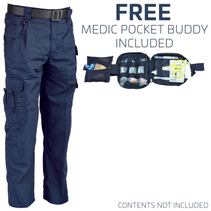 Buy Niton Tactical EMS Trousers  Navy Blue  FREE Pocket Buddy  Niton999