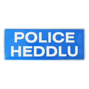 Police Heddlu Hook & Loop Reflective Badges