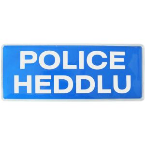 Police Heddlu Sew On Reflective Badges