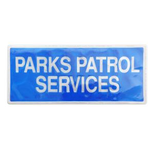 Parks Patrol Services Sew On Reflective Badges