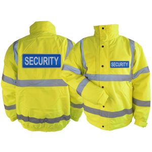 Hi-Vis Security Blouson Jacket - Yellow