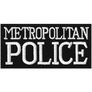 Embroidered Metropolitan Police Badge