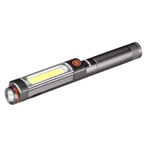 Nebo Franklin Dual, rechargeable, waterproof flashlight and lamp. Magnetic base and Retractable belt/pocket clip
