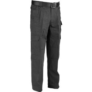 Black Niton Tactical Cotton Canvas Trousers. Constructed to military specifications these trousers have all the features you could need whilst on the job and still look great for everyday off-duty wear.