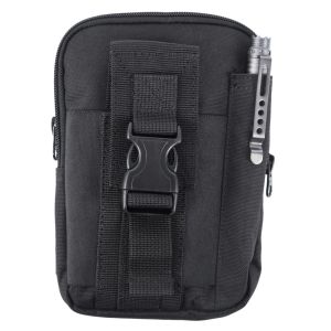 EDC Multifunction Pouch, black nylon pouch, compact pouch