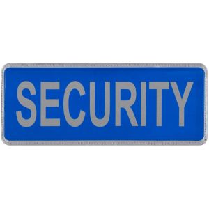 Security Velcro Reflective Blue Badge